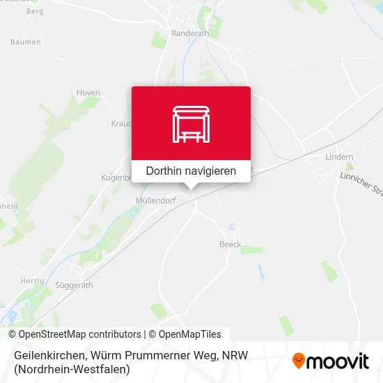 Geilenkirchen, Würm Prummerner Weg Karte