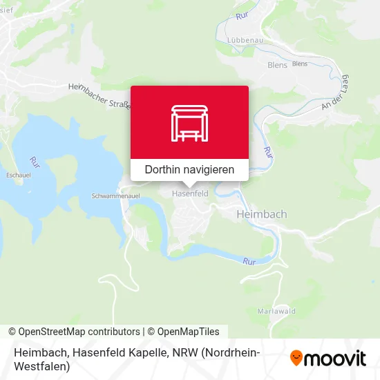 Heimbach, Hasenfeld Kapelle Karte