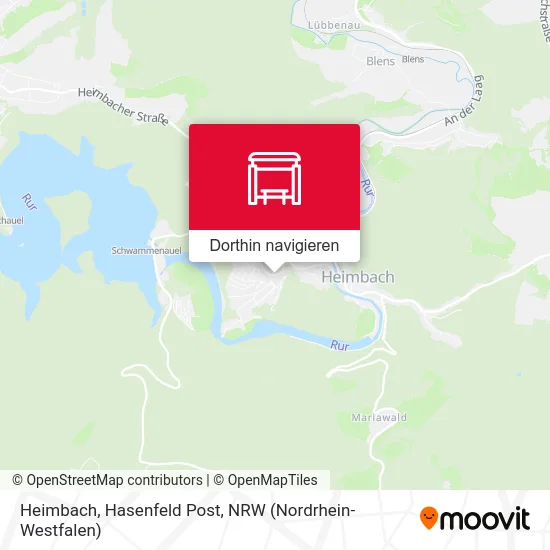 Heimbach, Hasenfeld Post Karte