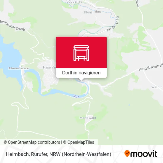 Heimbach, Rurufer Karte