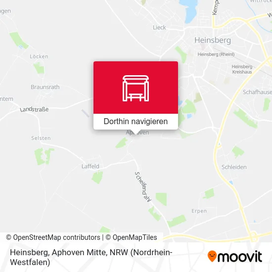 Heinsberg, Aphoven Mitte Karte