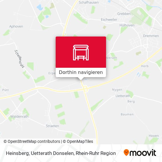 Heinsberg, Uetterath Donselen Karte