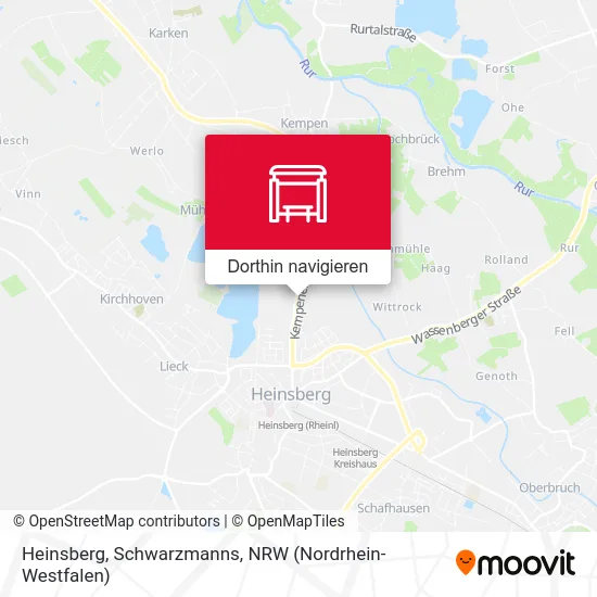 Heinsberg, Schwarzmanns Karte