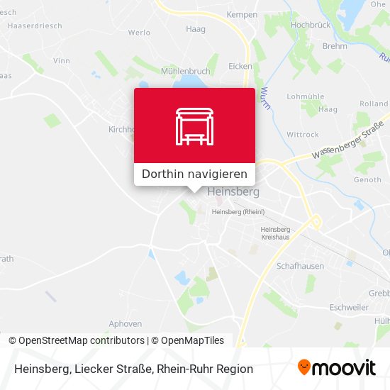 Heinsberg, Liecker Straße Karte