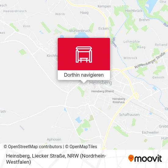 Heinsberg, Liecker Straße Karte