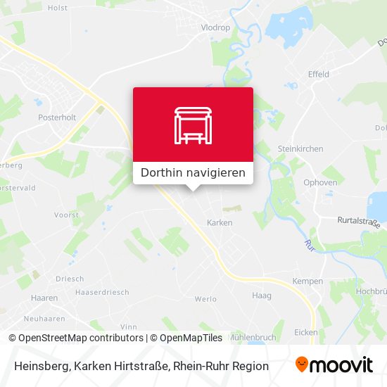 Heinsberg, Karken Hirtstraße Karte