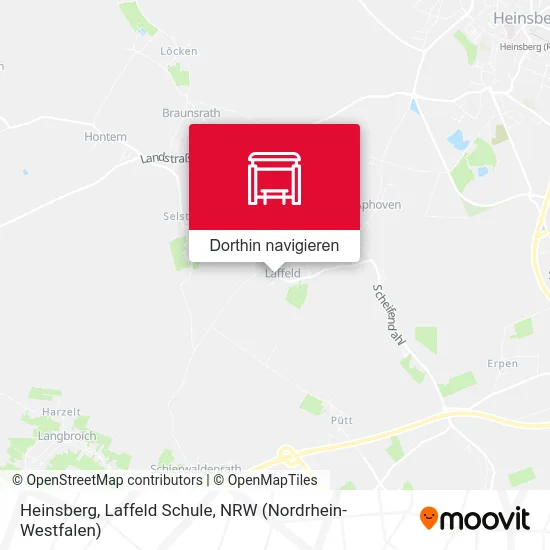 Heinsberg, Laffeld Schule Karte