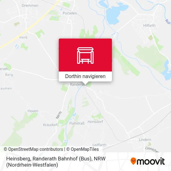 Heinsberg, Randerath Bahnhof (Bus) Karte