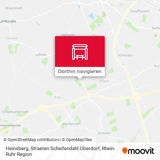 Heinsberg, Straeten Scheifendahl Oberdorf Karte