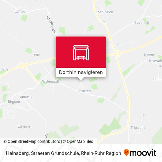 Heinsberg, Straeten Grundschule Karte