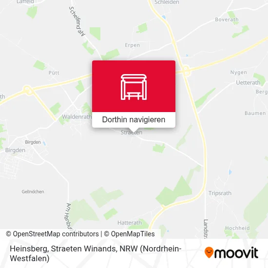 Heinsberg, Straeten Winands Karte