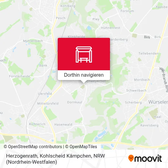 Herzogenrath, Kohlscheid Kämpchen Karte