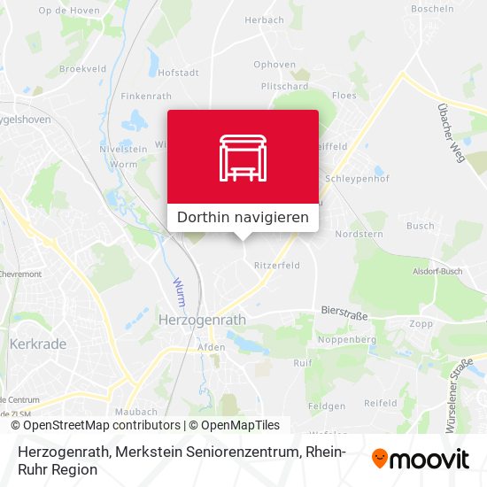 Herzogenrath, Merkstein Seniorenzentrum Karte