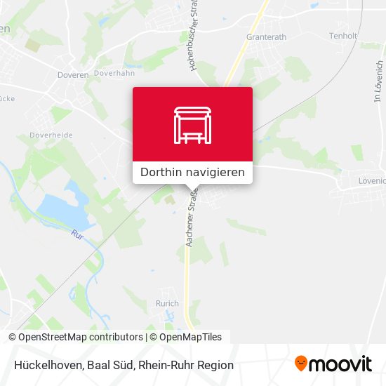 Hückelhoven, Baal Süd Karte