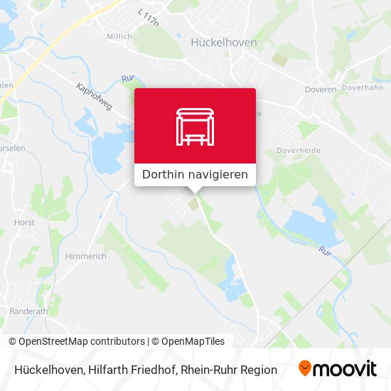 Hückelhoven, Hilfarth Friedhof Karte