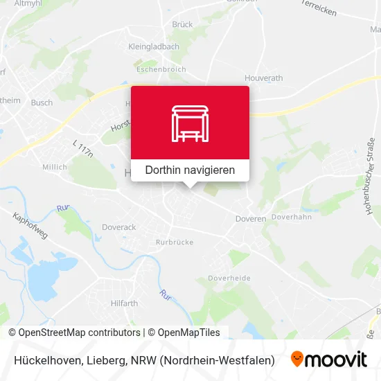 Hückelhoven, Lieberg Karte