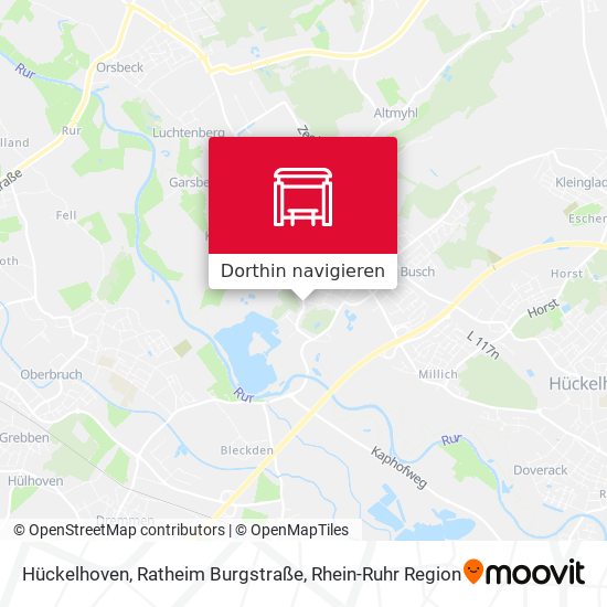 Hückelhoven, Ratheim Burgstraße Karte
