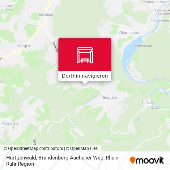 Hürtgenwald, Brandenberg Aachener Weg Karte