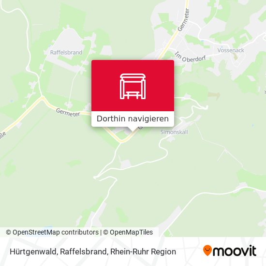 Hürtgenwald, Raffelsbrand Karte