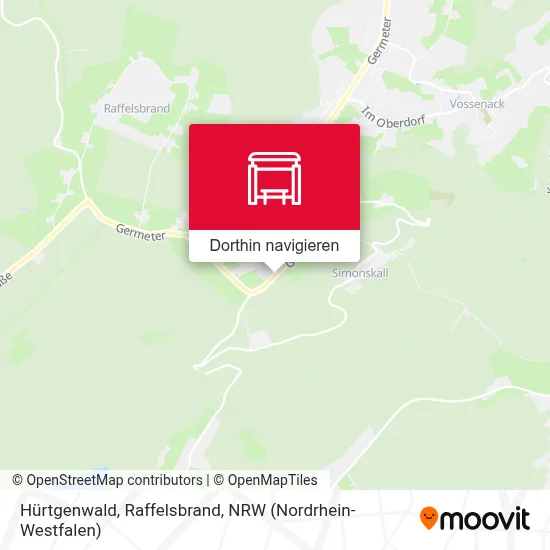 Hürtgenwald, Raffelsbrand Karte