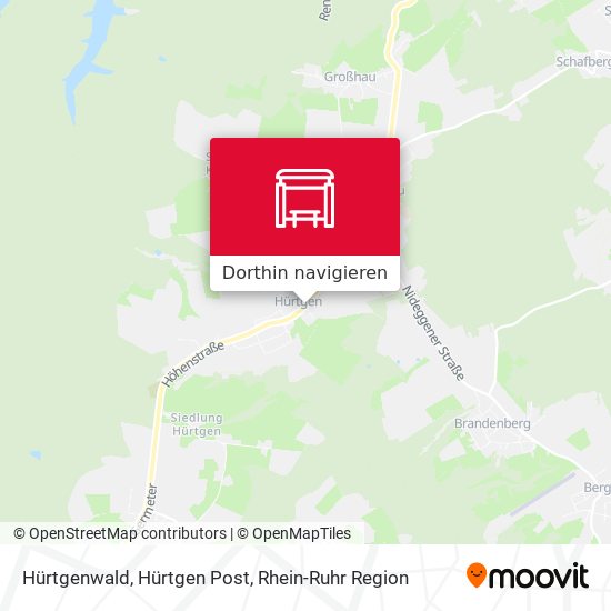 Hürtgenwald, Hürtgen Post Karte