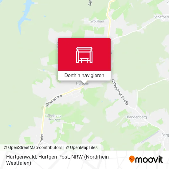 Hürtgenwald, Hürtgen Post Karte