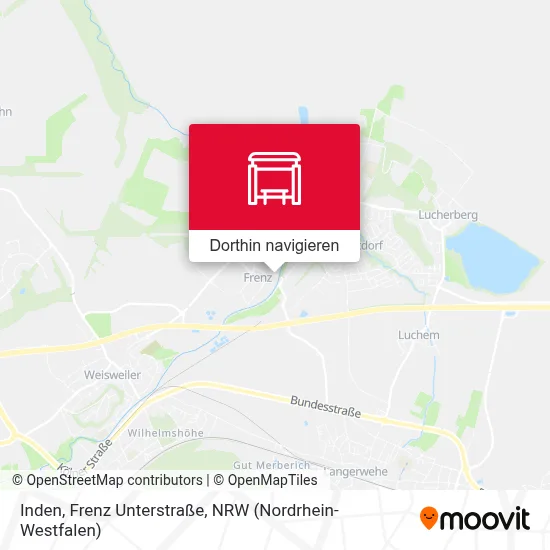 Inden, Frenz Unterstraße Karte