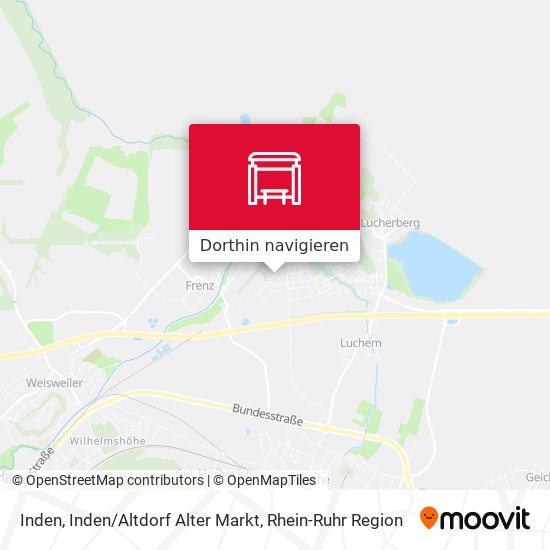 Inden, Inden / Altdorf Alter Markt Karte