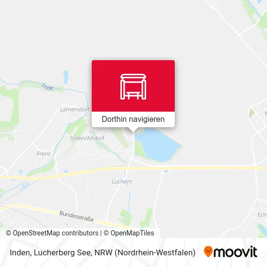 Inden, Lucherberg See Karte