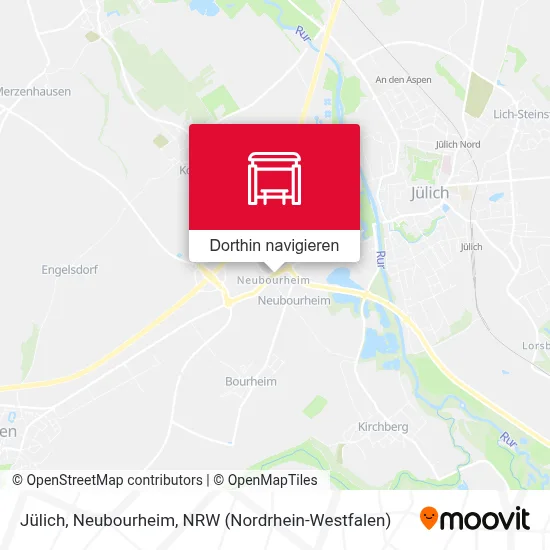 Jülich, Neubourheim Karte