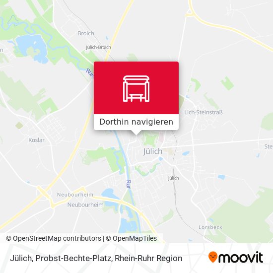 Jülich, Probst-Bechte-Platz Karte