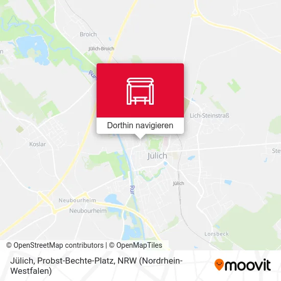 Jülich, Probst-Bechte-Platz Karte