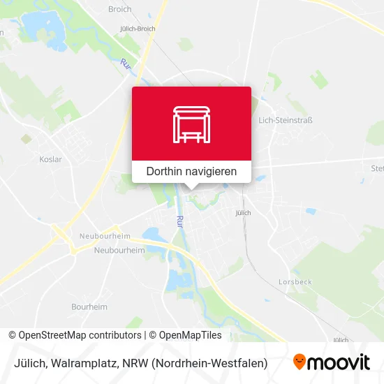 Jülich, Walramplatz Karte