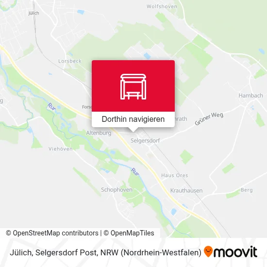 Jülich, Selgersdorf Post Karte