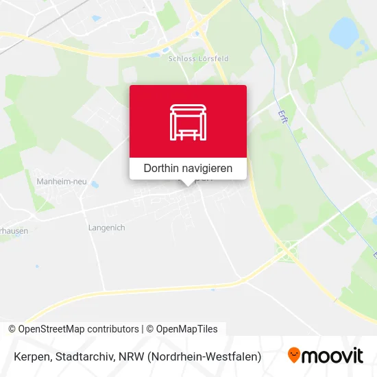 Kerpen, Stadtarchiv Karte