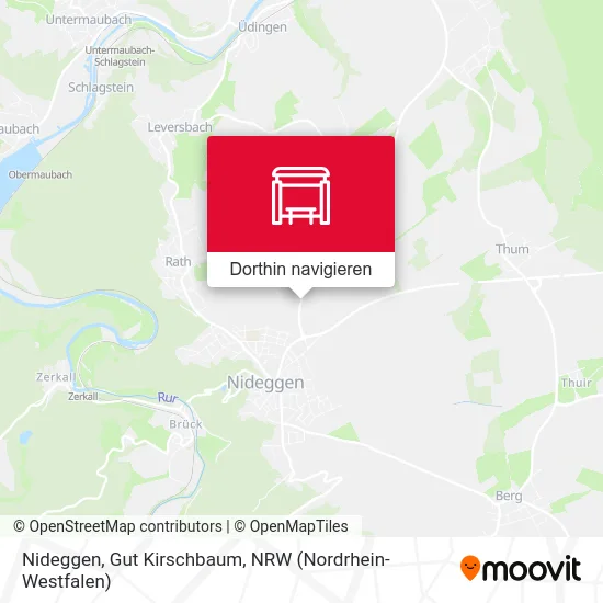 Nideggen, Gut Kirschbaum Karte