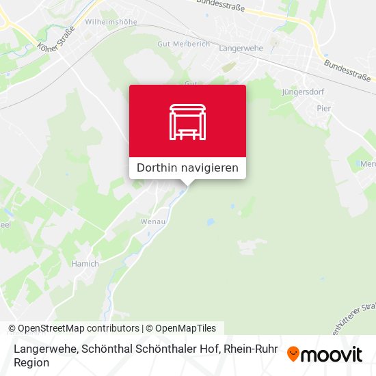 Langerwehe, Schönthal Schönthaler Hof Karte