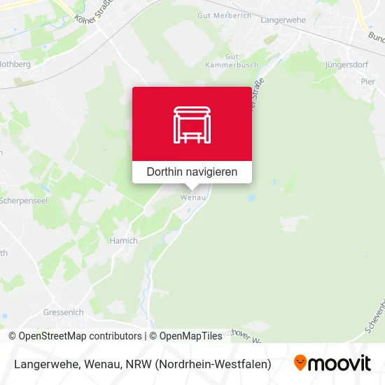 Langerwehe, Wenau Karte