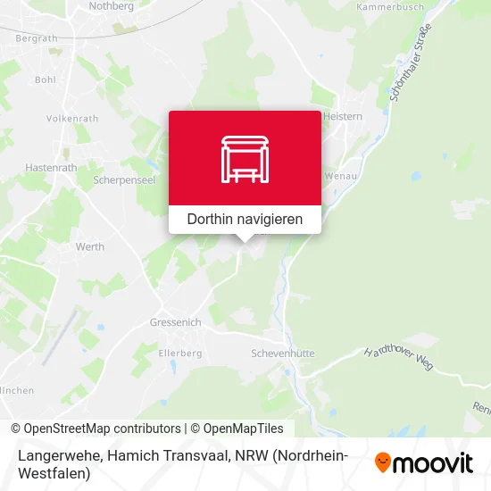 Langerwehe, Hamich Transvaal Karte