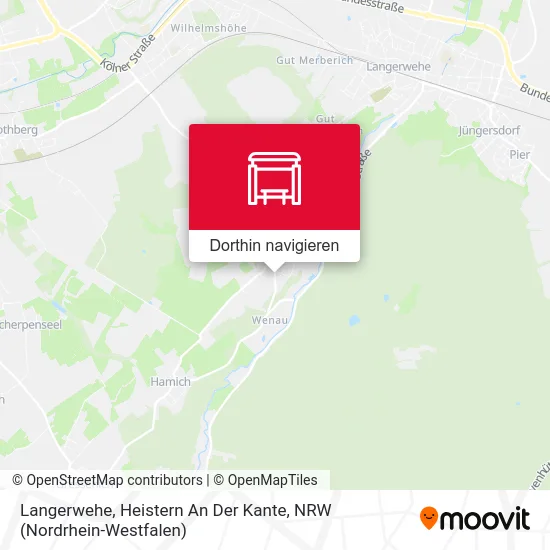 Langerwehe, Heistern An Der Kante Karte