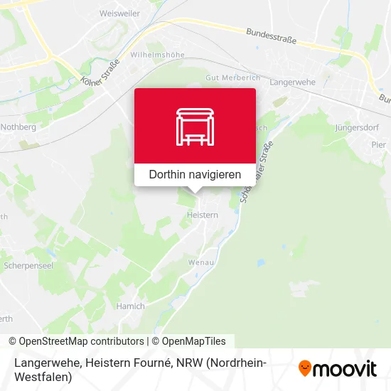 Langerwehe, Heistern Fourné Karte