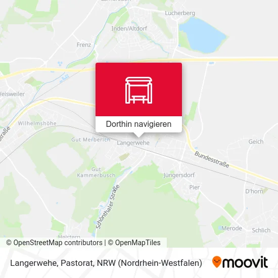 Langerwehe, Pastorat Karte