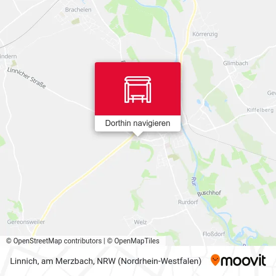 Linnich, am Merzbach Karte