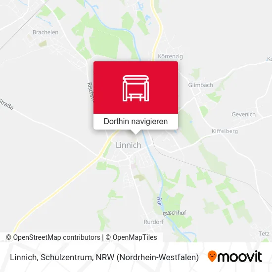 Linnich, Schulzentrum Karte