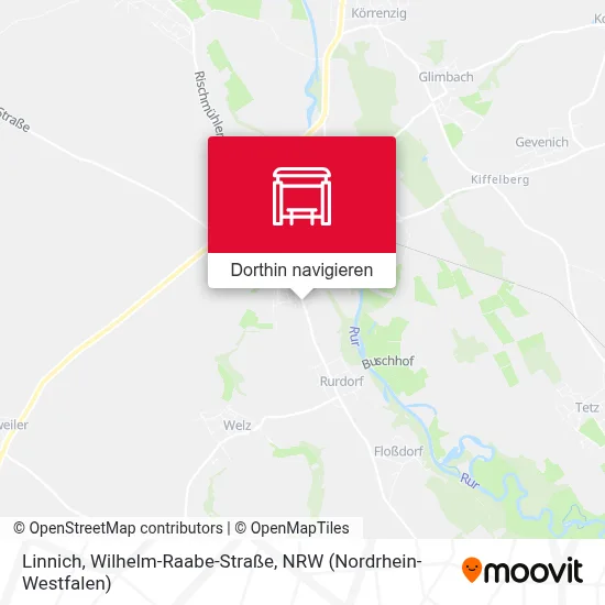 Linnich, Wilhelm-Raabe-Straße Karte