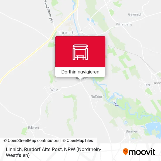 Linnich, Rurdorf Alte Post Karte