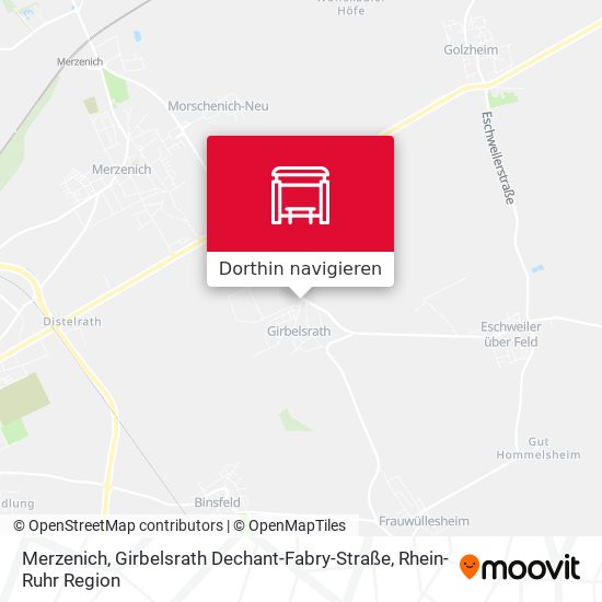 Merzenich, Girbelsrath Dechant-Fabry-Straße Karte