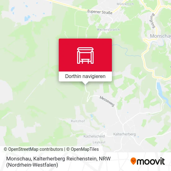 Monschau, Kalterherberg Reichenstein Karte