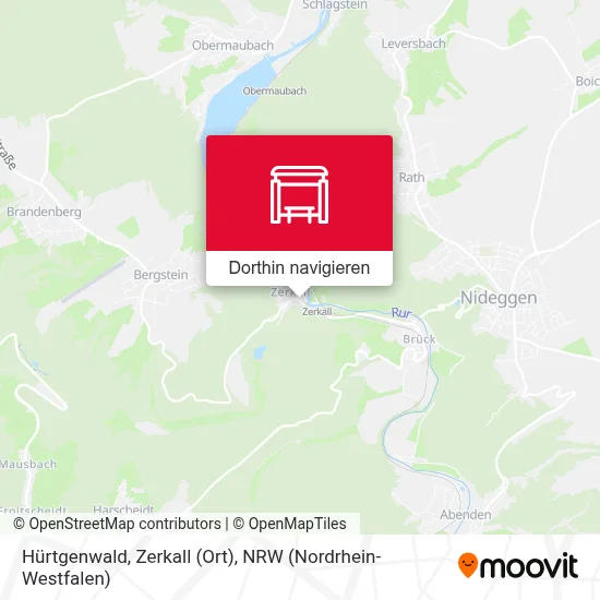Hürtgenwald, Zerkall (Ort) Karte