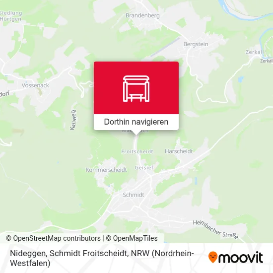 Nideggen, Schmidt Froitscheidt Karte